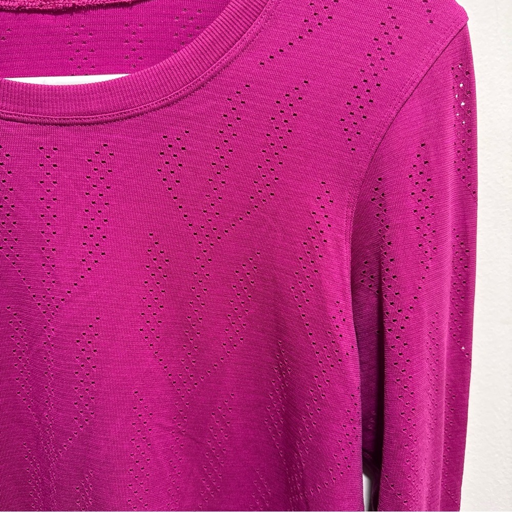 Lululemon Swiftly Tech Long Sleeve Top Magenta Pi… - image 2